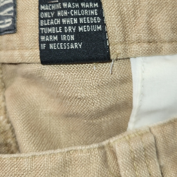 Gap Mens 100% Linen Shorts 40 x 8.5 Olive - Picture 6 of 6